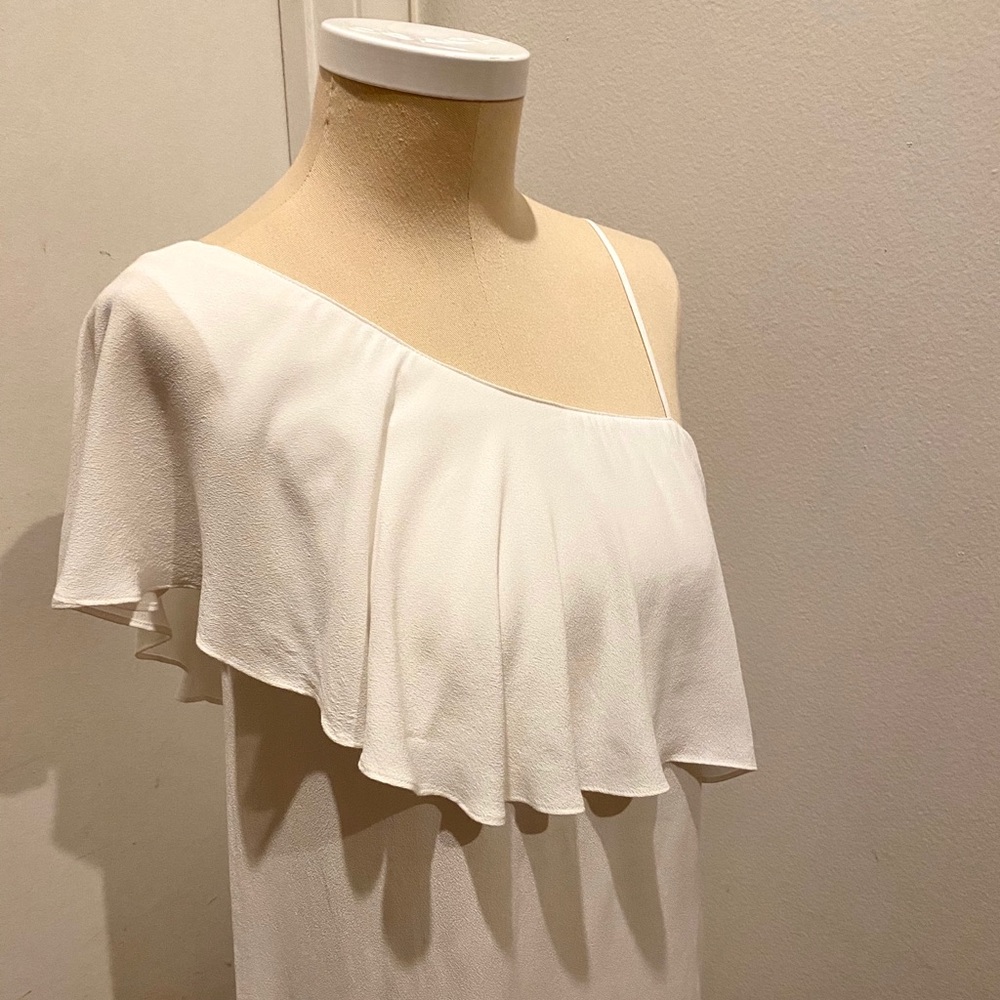 1.STATE White Ruffle Dress 2 Small - Picture 8 of 8